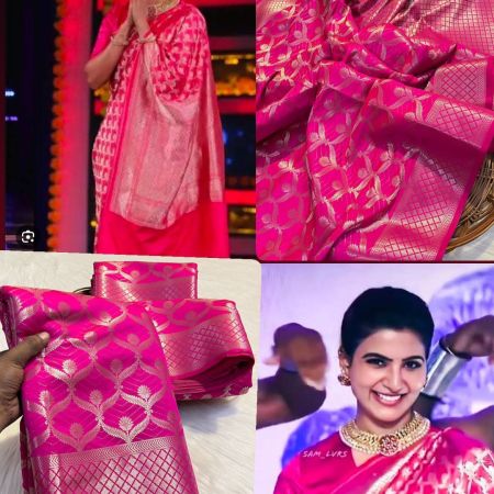 SAMANTHA INSPIRED SAREE-BANARASI TAPETA CATALON SAREE